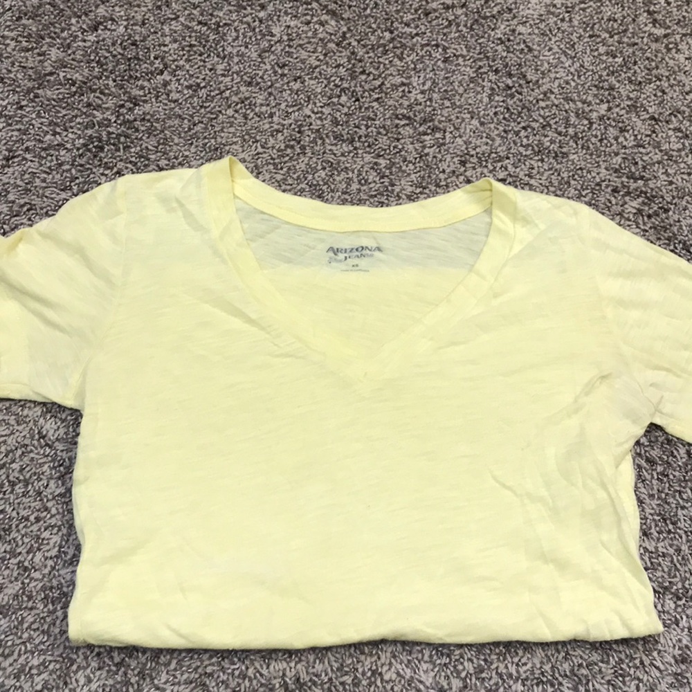 Yellow vneck
